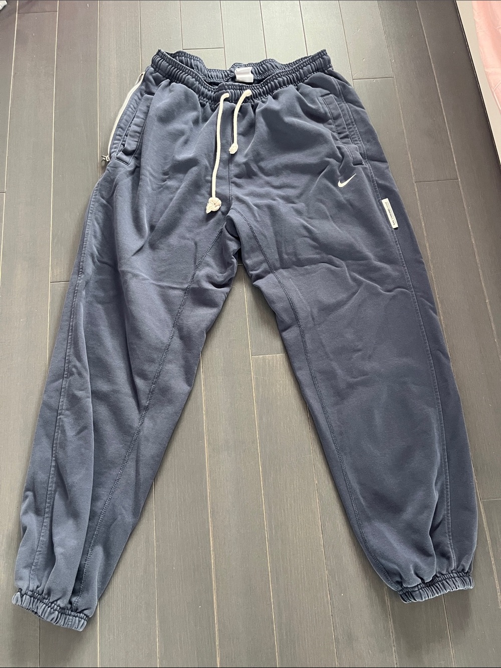 Nike Men’s Dark Navy Drawstring Fleece Joggers